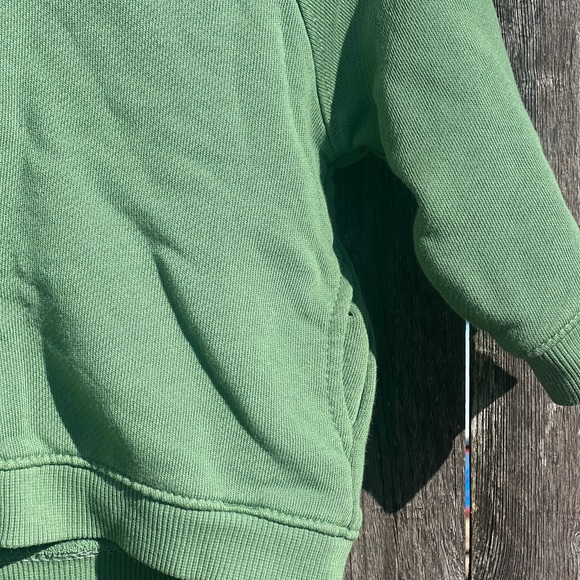 Zara Hooded Full Zip Sweater Jacket Green - Picture 3 of 6